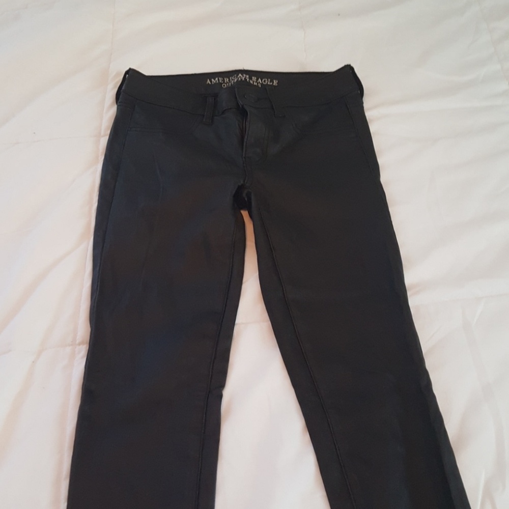 American Eagle faux leather pant